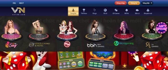 Casino online VN138 với dàn Dealer xinh đẹp